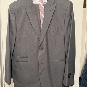 JF J.Ferrar Classic Gray Suit Jacket and pants